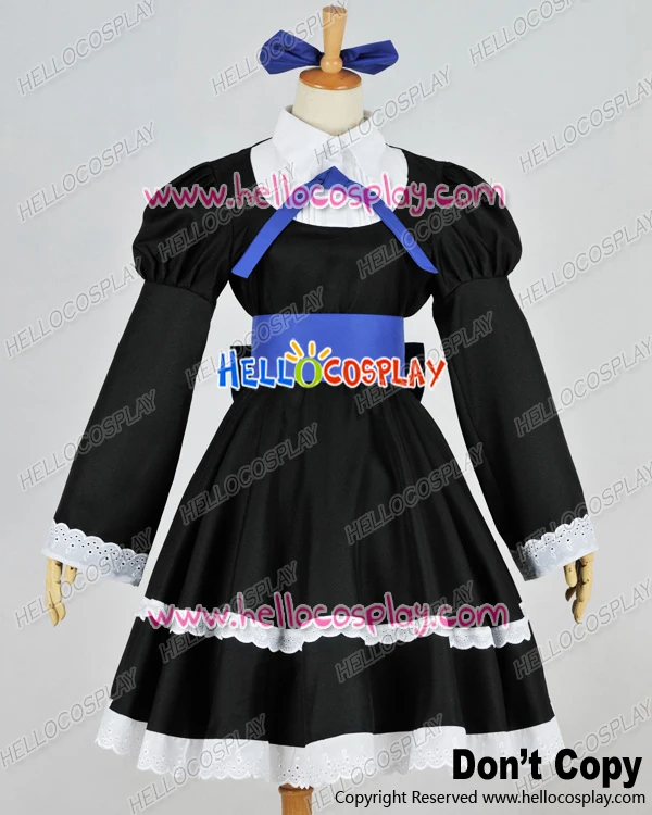 

Panty & Stocking With Garterbelt Cosplay Stocking Black Dress Costume H008
