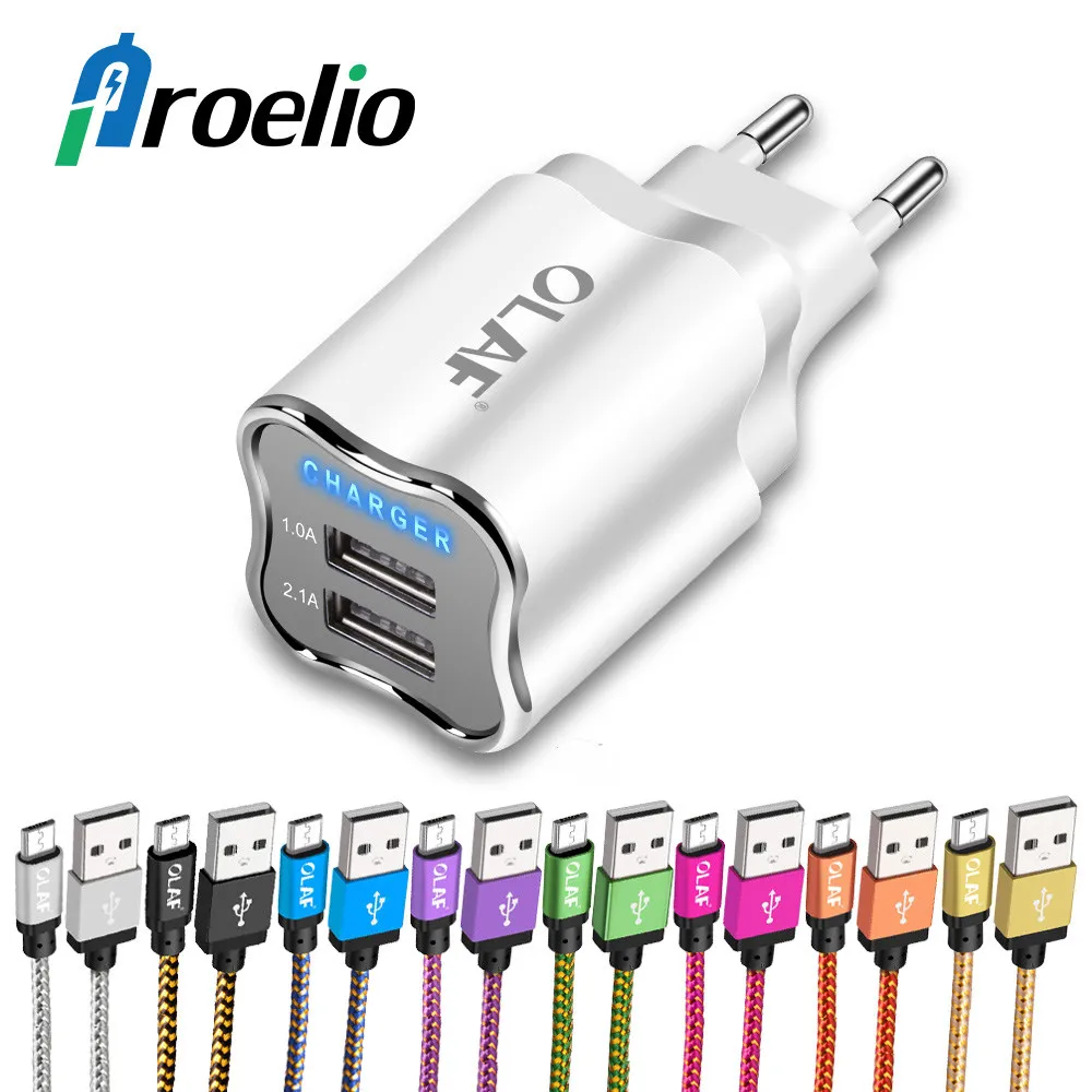 

Proelio USB Charger For iphone 6 7 8 Plus X For Xiaomi Redmi Note 7 Mi 9 Mobile Phone Wall Charger For Samsung S8 S9 S10 Note 8
