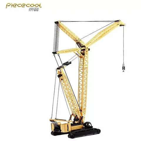Corte a Laser Brinquedos para Auditoria e Crianças Novo Piececool Rastreador Guindaste Modelo 3d Quebra-cabeça Faça Você Mesmo Metal Puzzle P081-gk