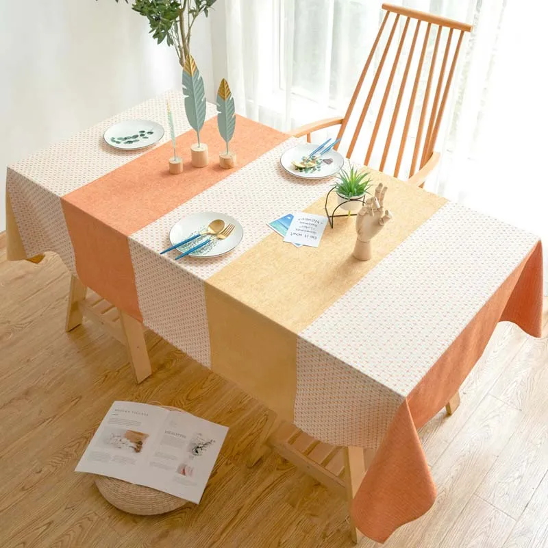 

Kitchen Waterproof Table Cloth Tablecloth Rectangular Tablecloths Pastoral Dining Table Cover Obrus Tafelkleed mantel mesa nappe