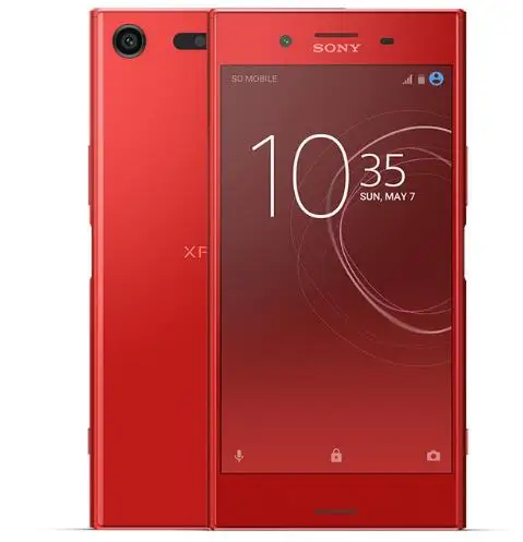 Разблокированный смартфон sony Xperia XZ Premium G8141 XZP с одной sim-картой 5," ram 4 Гб rom 64 Гб 4G 4GLTE Android Octa Core wifi - Цвет: Красный