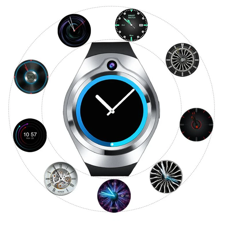 Для samsung gear s3 Смарт часы телефон с MTK6580 Android 5 1 3g WI FI gps сердечного ритма активно
