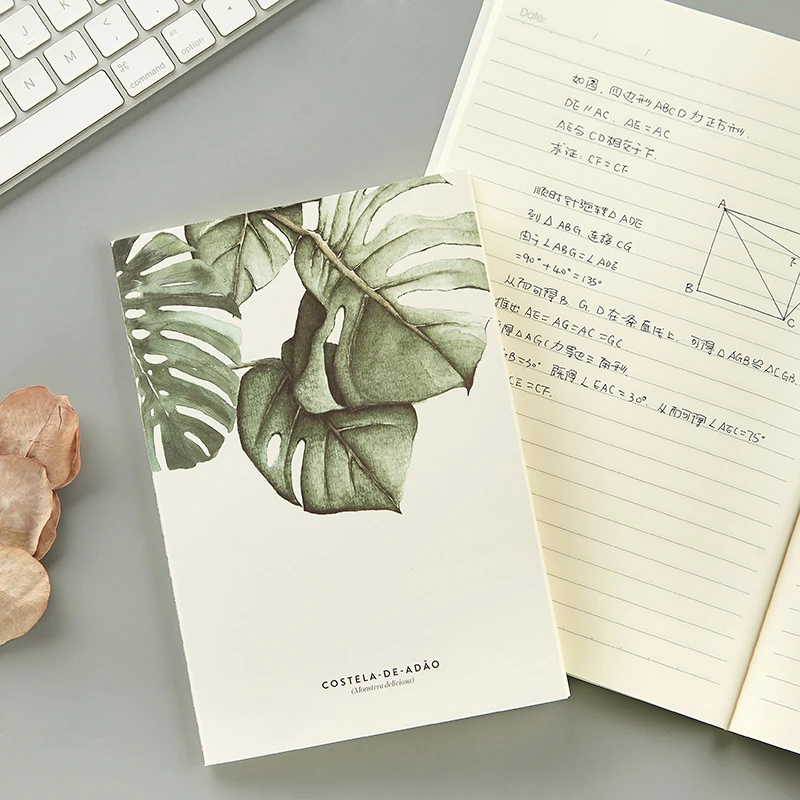 

A5 Notebooks 40 Sheets Diary Book Portable Journal Record Nice Illustration Writing Books 8 Packs School Office Supplies