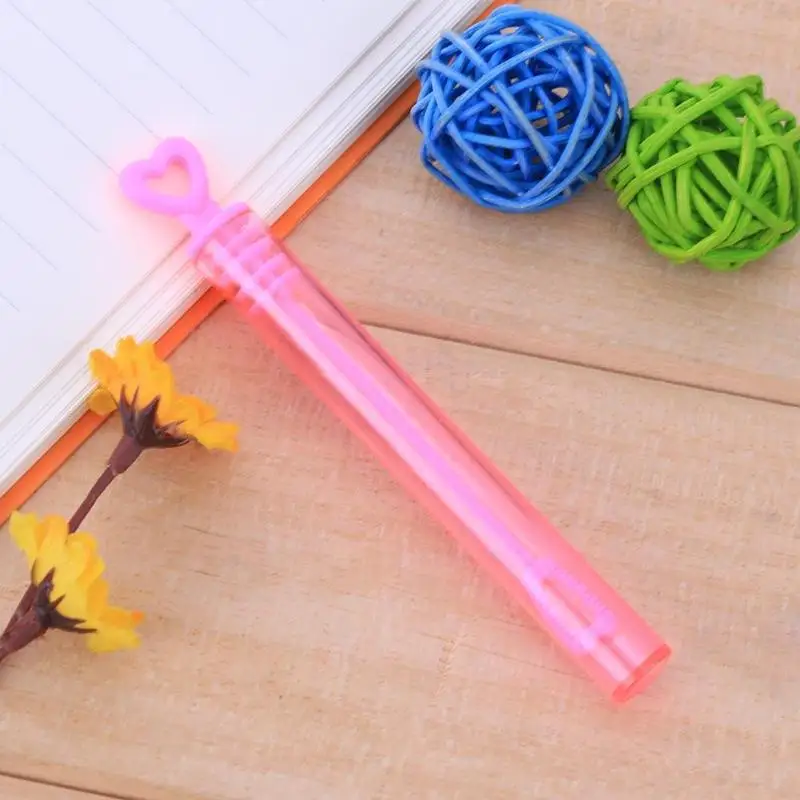 6Pcs Colored Empty Bubble Soap Bottles Wedding Birthday Party Kids ToysBaby Shower Bubbles Maker Outdoor Fun Toys For Children