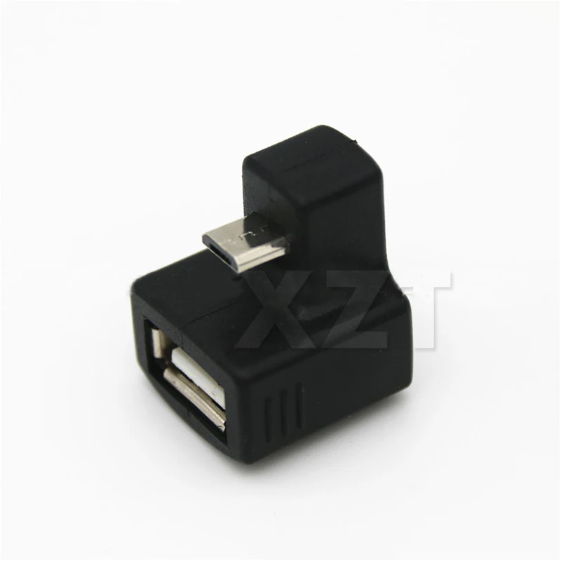 

Newest 180 Degree Up Down Right Angled V8 Micro USB OTG to USB 2.0 Female Extension Adapter connector for Phone Android Tablet