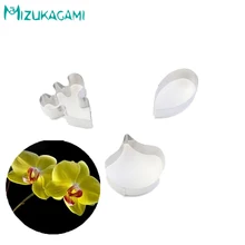 Нержавеющая сталь английская форма для сахарной резки маленький фаленопсис лепесток мягкий инструмент для работы с глиной DIY кухонные принадлежности для выпечки MS-001124