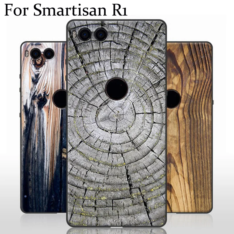 Деревянные стильные чехлы для телефона для телефон smartisan nut R1 чехол мягкий чехол для задней крышки для Телефон smartisan nut R1 чехла для телефон smartisan nut R 1 крышка
