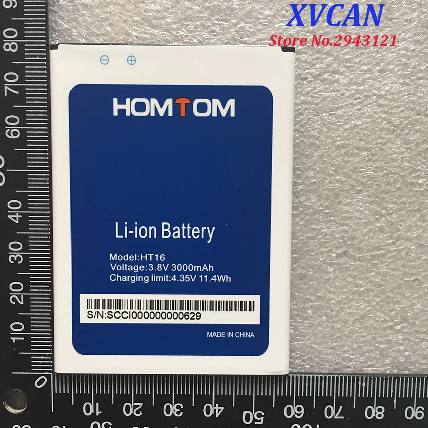 HOMTOM HT16 батарея высокого качества оригинальная большая емкость 3000 мАч запасная