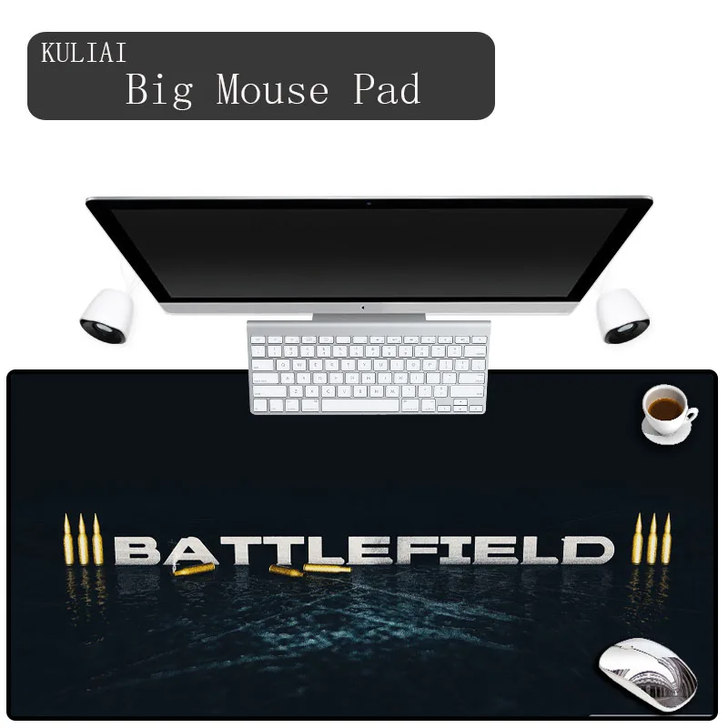 

XGZ Personalise Non-Skid Rubber Large Gaming Mouse Pad Battlefield 3 Pattern Mouse Mat Desktop PC Computer Laptop Mousepad