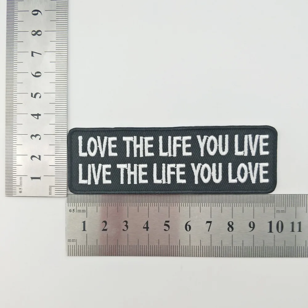 Custom Text jacket vest front patches cloth stickers DIY any logo cloth stickers patches (3)