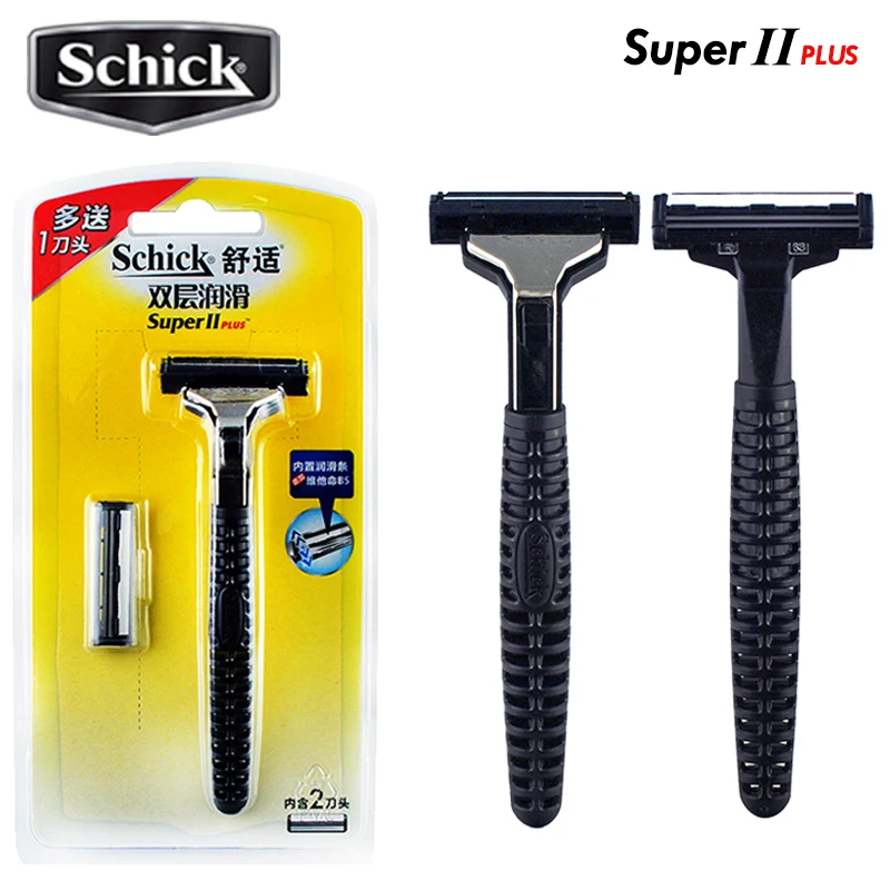 2018 оригинальная бритва Schick Super 2 PLUS Бритва для мужчин|Бритва| |