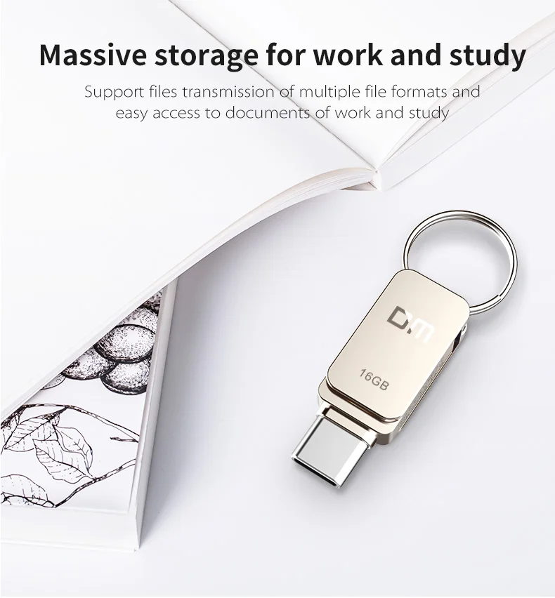 Dm pd059 usb flash drive 3.0, otg, 32gb, 64 gb, 128 gb