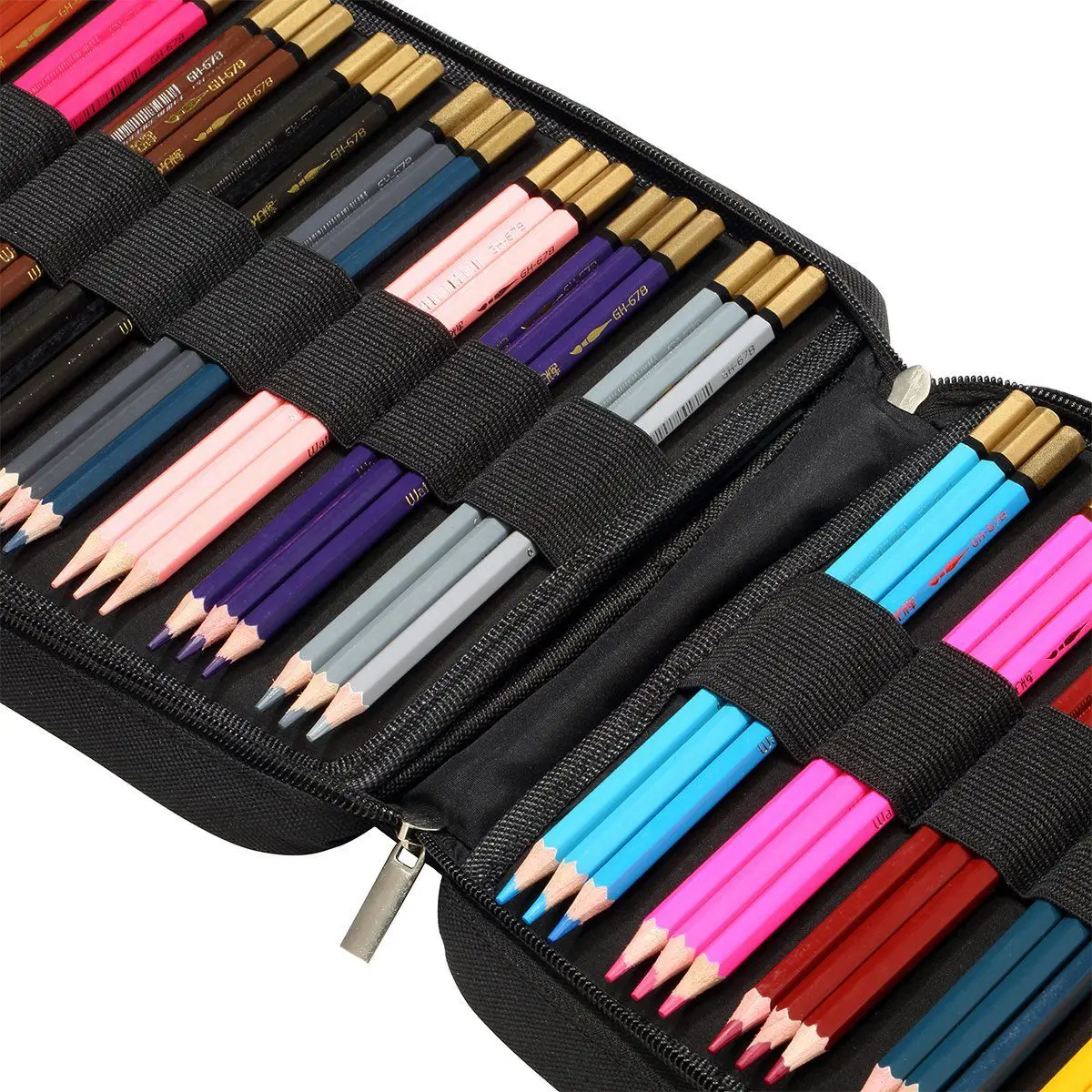 150 слотов цветные карандаши универсальная Сумочка для ручек и карандашей чехол школьные канцелярские принадлежности чехол для карандашей Рисование сумка для хранения карандашей