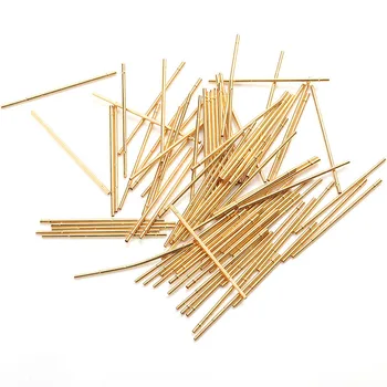 

RL50-2C Spring Test Probe Phosphorus Copper Tube Gold Plated Electrical Instrument Tool for Test Circuit Board Spring Test Tool