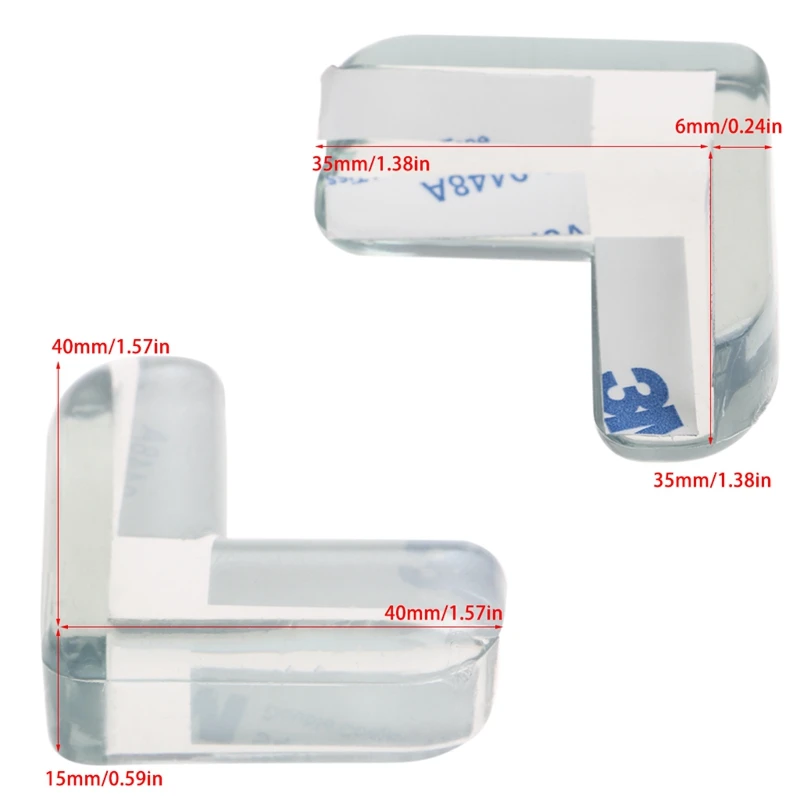 Baby safty Infant collision angle glass table crash bar kids child protection angle baby Edge Corner Guards 10 pcs/lot-P101