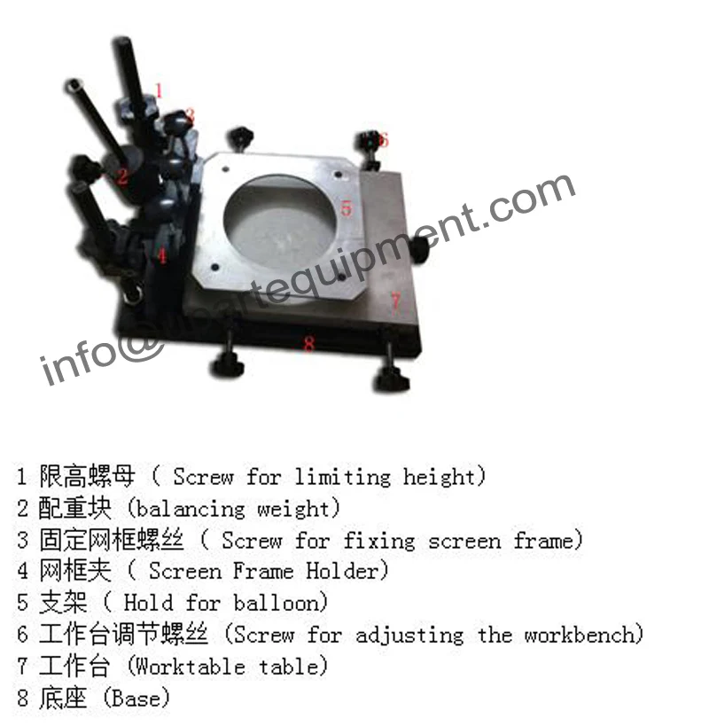 Balloons screen printer