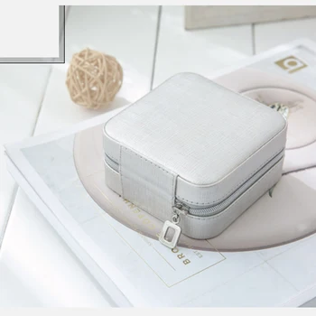 

Jewelry Box Gift for Earring Necklace Bracelet Ring Travel Portable Storage Case