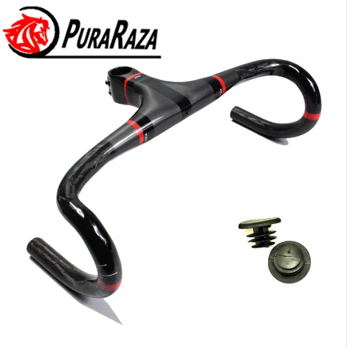 

2018 New Ultra Light Road Bike Handle Carbon Fiber Road Handlebar / Xxx Carbon Fiber Road Handlebar Bend To Bend One Of The 260g