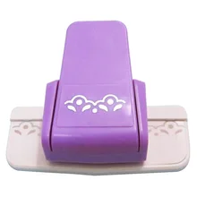 Необычный Дырокол с рисунком цветка, тиснение, дырокол для скрапбукинга, ручной работы, краевое устройство, сделай сам, резак для бумаги, крафт, подарок, случайный цвет