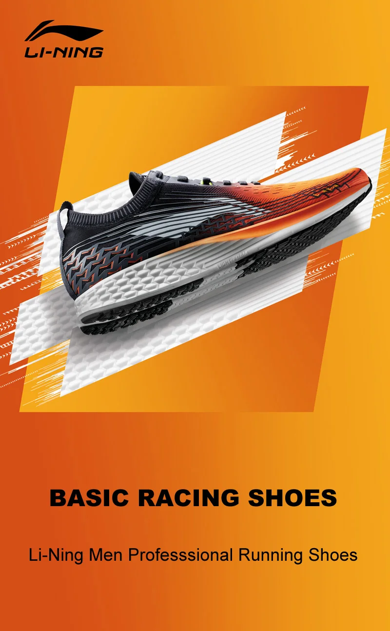 Li-Ning/Мужская Базовая гоночная обувь; обувь для бега; светильник для марафона; дышащая Спортивная обувь; кроссовки; ARBP037 XYP908