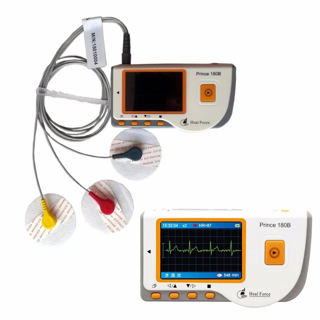 Thuisgebruik Draagbare handheld Hart Ecg Monitor