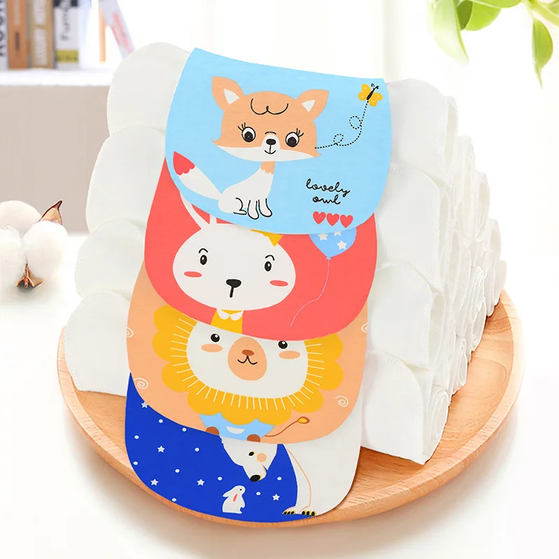 

2019 New 32*24cm Four-layer Children's Sweat-absorbent Towel Cotton Gauze Every Sweat Towel No Fluorescent Baby Products