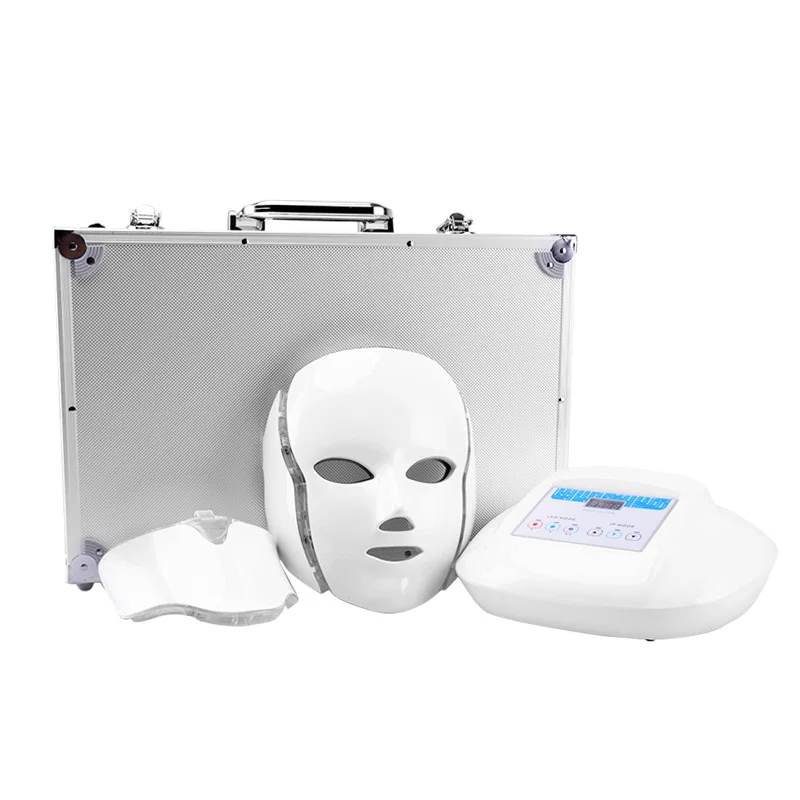 

Photodynamic Photon LED Facial Mask 3 Colors Light Therapy Face Neck Micro Current Massage Skin Rejuvenation Beauty Machine