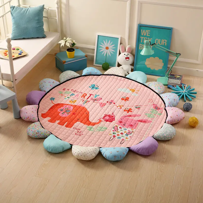 WINLIFE Детский ковер, детский игровой коврик, ползающий коврик-головоломка, игрушки для детей Мультяшные ползающие коврик для лазания - Цвет: J