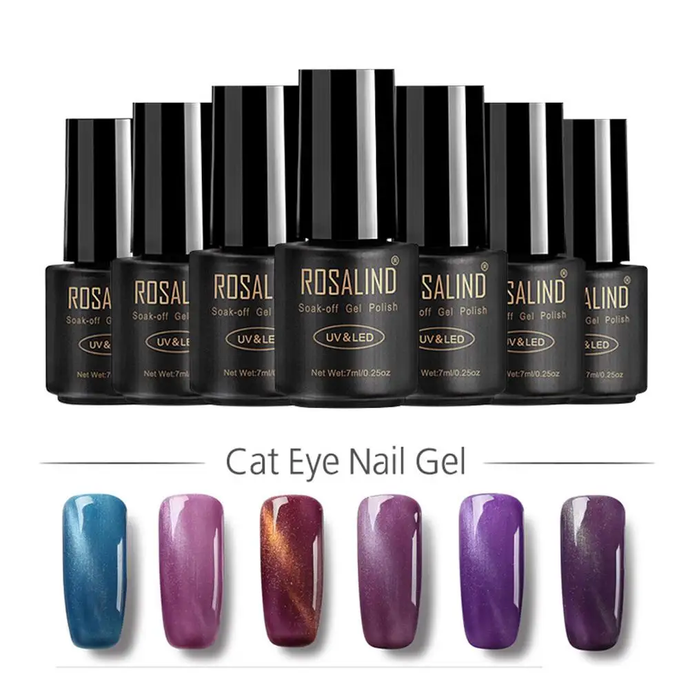 

7ml Black Bottle Nail Polish Cat Eye Series 3D Phototherapy Glue Soak-Off Gel Polish Nail Art Gel Nail Polish Easy Clean