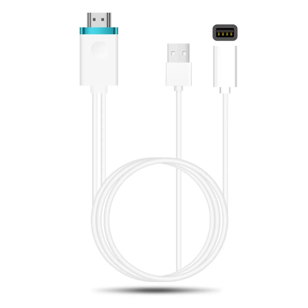 SOONHUA Mini USB to HDMI Cable HD Video Adapter 1080P Micro USB Type C Plug And Play Fit For Android iOS Mobile Phones Tablets SOONHUA Mini USB to HDMI Cable HD Video Adapter 1080P Micro USB Type C Plug And Play Fit For Android iOS Mobile Phones Tablets