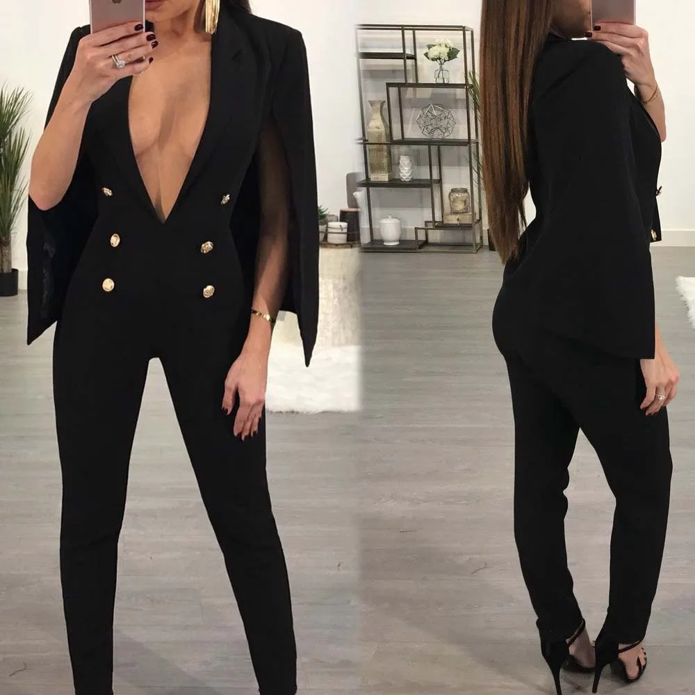 womens jumpsuit with jacket