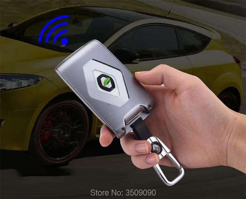 

For Renault Koleos Kadjar 2016 2017 2018 Car Key Shell Wallet Protective Cover Zinc Alloy Car Accessories Car Styling