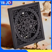 Floor Drain Black Brass Tile Insert Bathroom Shower Floor Drainer Anti-odor Cover Square Bathtub Drain Strainer Waste Grate 70cm long golden brass bathroom shower drain floor strainer drain waste water drainer