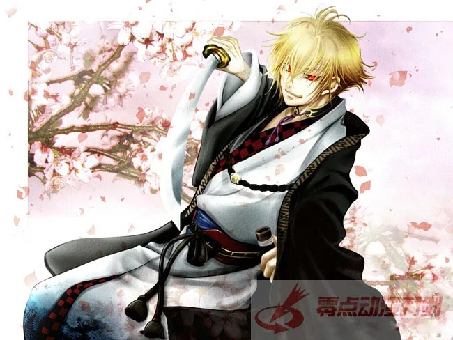 S0452 аниме HAKUOKI HAKUOUKI CHIKAGE KAZAMA SOUJI OKITA TACHI SWORD W/Красный ножной кард 41&quot|sword sword|sword