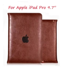 Ocube Multifuncional de Lujo Folio Soporte de la PU Del Tirón Del Cuero de Grano Caso de La Cubierta Con la Función Del Soporte Para el ipad de Apple Pro 9.7 Tablet