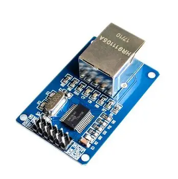 

10PCS/LOT ENC28J60 LAN Ethernet Network Board Module 25MHZ Crystal AVR 51 LPC STM32 3.3V+