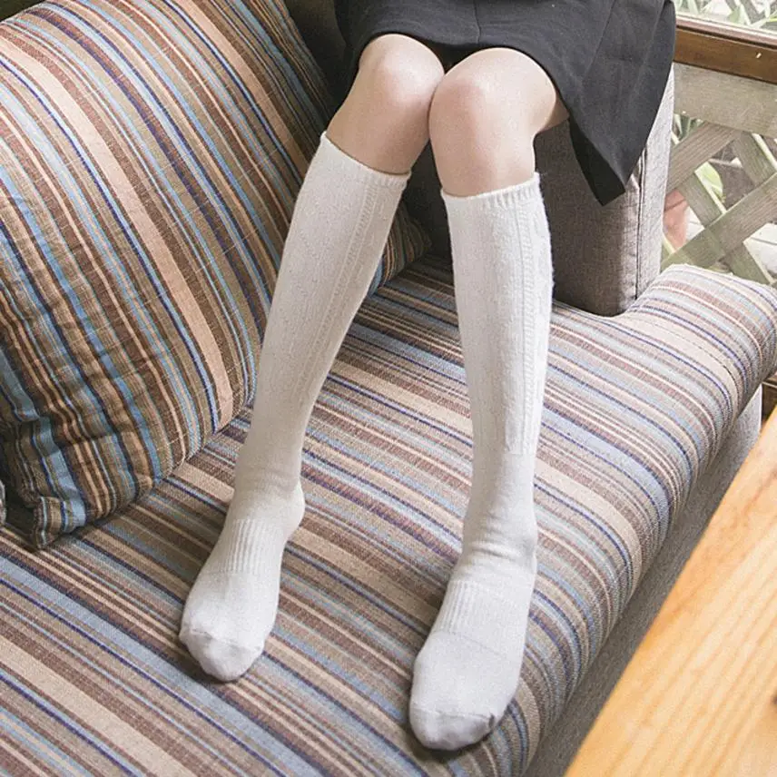 Новые женские зимние теплые гетры, вязаные крючком гольфы, высокое качество, теплые носки, удобные носки Meias