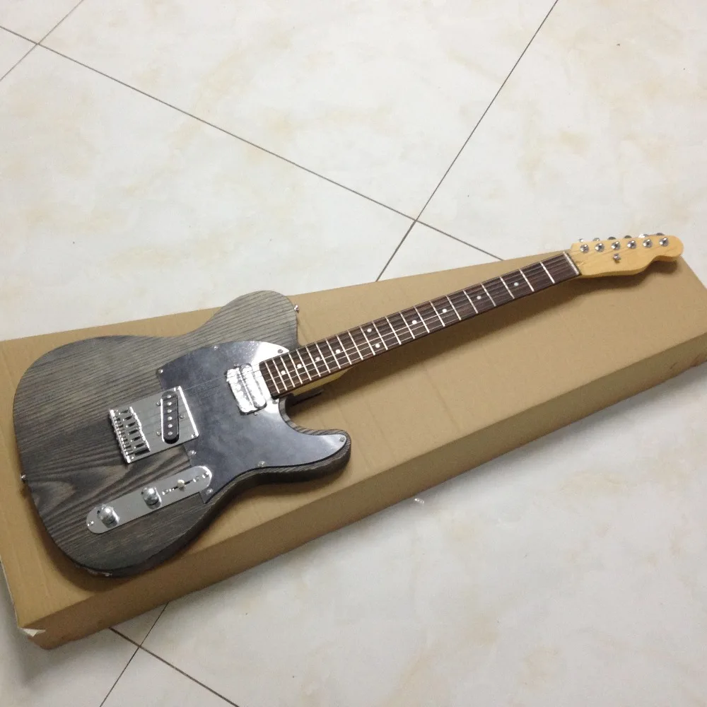 Ash wood body Matt Black Finish Tele electric guitar Guitarra all color