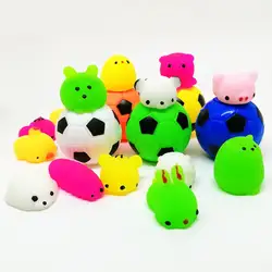 2 шт. милые животные антистрессовый мяч сжимающиеся болотного цвета игрушки Mochi поднимающиеся игрушки Abreact мягкие липкие мягкие игрушки для