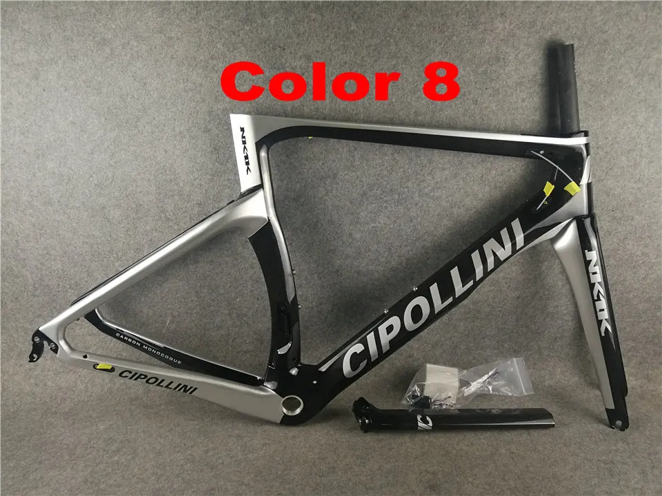 Красный Cipollini NK1K велосипедная углеродная рама NK1000 набор рам для дорожных велосипедов Cipollini руль