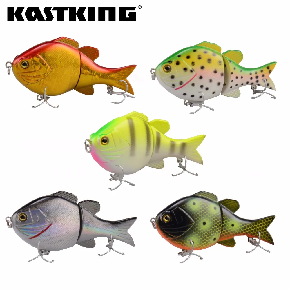 

KastKing 5pcs 90mm 24g Hard Fishing Lure Huge Size Crankbait Swimbait Hard Baits for Saltwater Fishing with Double Hooks