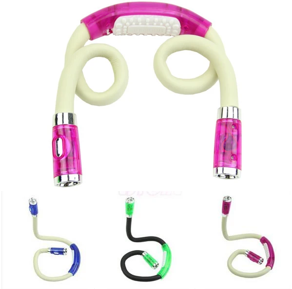 luminaria de mesa Flexible Handsfree Led Neck Light Hug light Book Reading Lamp Novelty Night Flashlight | Лампы - Цена: 