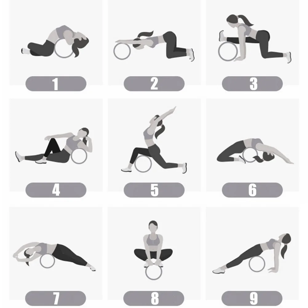 Ombro Aberto Roda Yoga Confortável E Perfeito