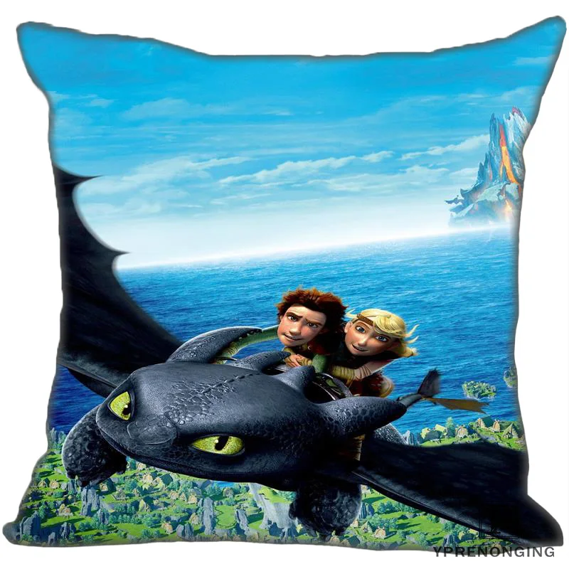 

Best Custom How to Train Your Dragon (1) Pillow Case Bedroom Home Square zipper Pillowcases (One Side) #190404-01-146