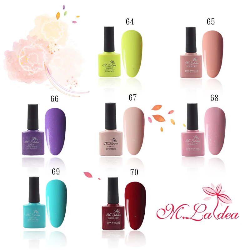 

M.Ladea Hot Sale 140 Color Gel Nail Polish Soak Off 8.3ML Nail Gel Polish UV LED Hybrid Gel Polish Nail Varnish
