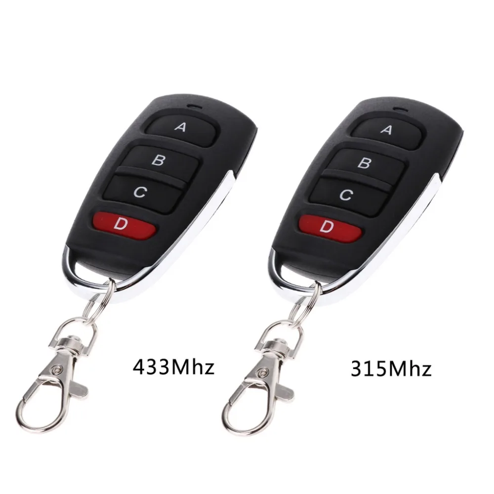 

315/433MHz Wireless Remote Controller 4 Button Copy Cloning Electric Garage Door