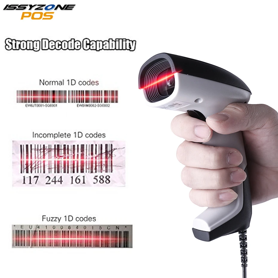 ISSYZONEPOS السلكية يده 2D الباركود ماسحة USB الظاهري RS232 جرد الباركود قارئ ل POS ل مكتبة I2DBC026 ISSYZONEPOS السلكية يده 2D الباركود ماسحة USB الظاهري RS232 جرد الباركود قارئ ل POS ل مكتبة I2DBC026