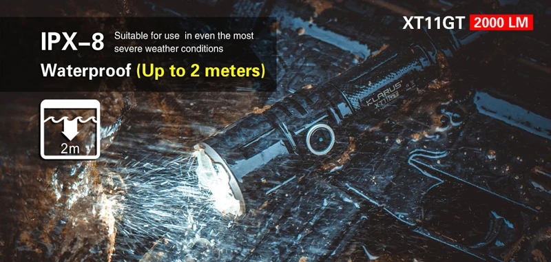 KLARUS XT11GT Programmable Tactical Flashlight (19)