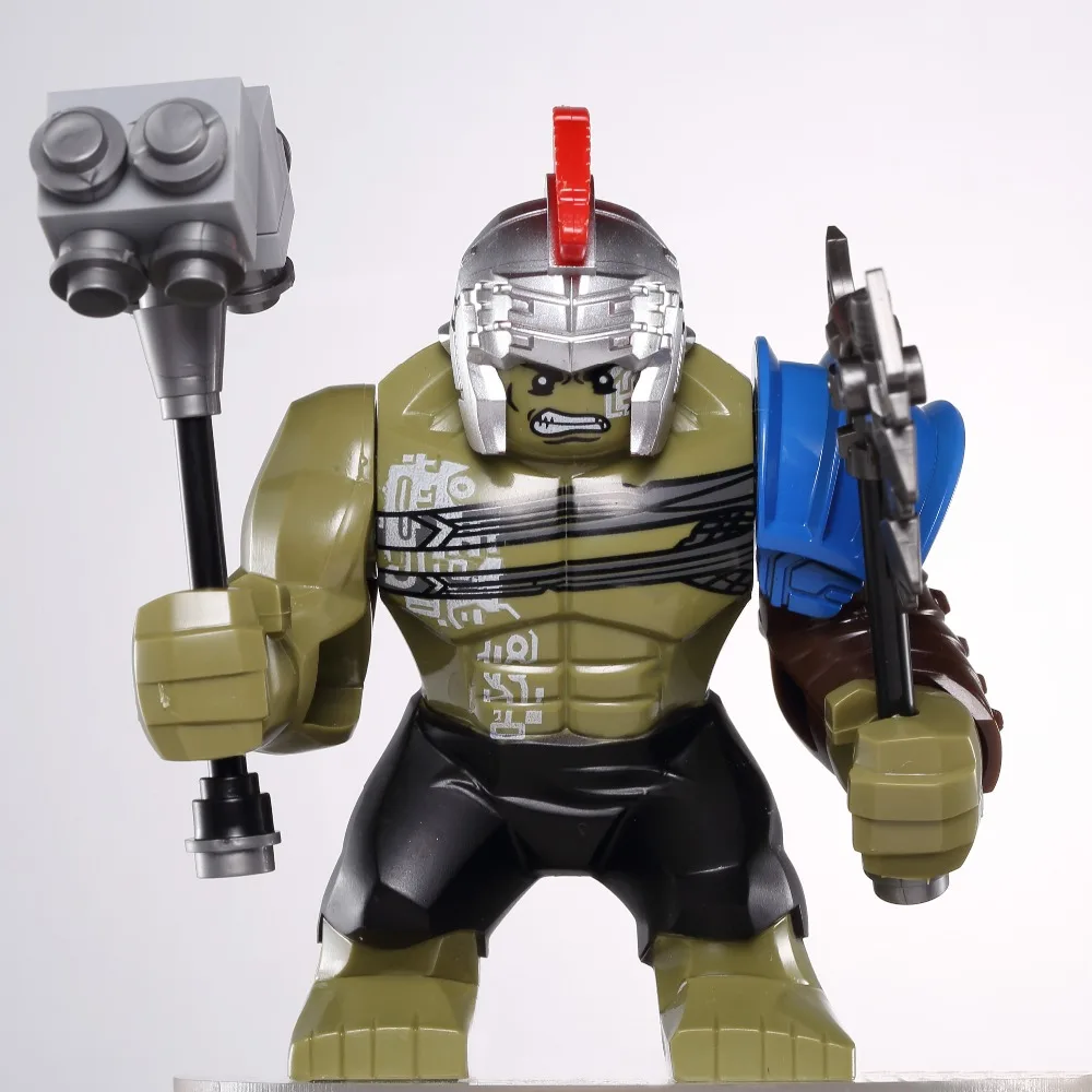 

Decool Marvel Super Hero Series Gladiator Armed Hulk Figures Building Blocks Brick Toys For Children Model Gift Compatible Legoe
