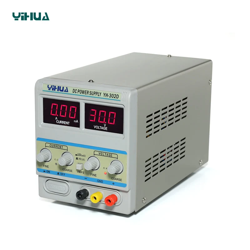 

YIHUA 302D DC Power Supply Adjustable Ann And mA Current Conversion Regulator DC Power Supply 30V 2A